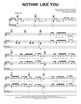 page one of Nothin' Like You (Piano, Vocal & Guitar Chords (Right-Hand Melody))