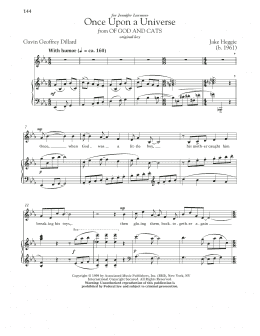 page one of Once Upon A Universe (Piano & Vocal)