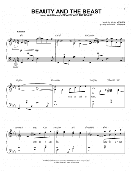 page one of Beauty And The Beast (Accordion)