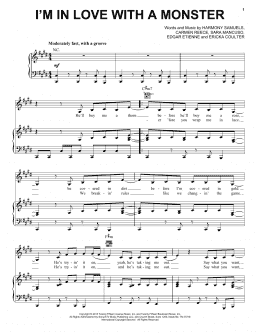 page one of I'm In Love With A Monster (Piano, Vocal & Guitar Chords (Right-Hand Melody))