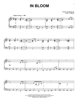 page one of In Bloom [Jazz version] (Piano Solo)
