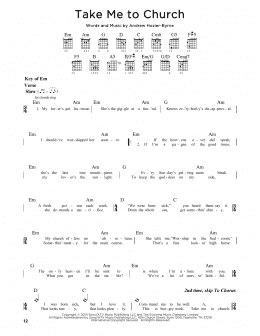 page one of Take Me To Church (Guitar Lead Sheet)
