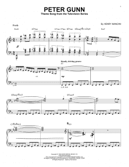 page one of Peter Gunn [Jazz version] (arr. Brent Edstrom) (Piano Solo)