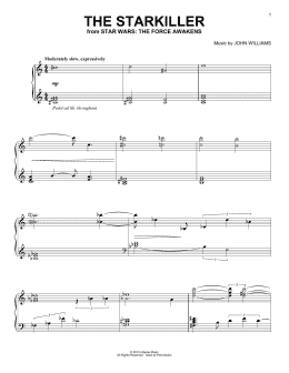 page one of The Starkiller (Piano Solo)