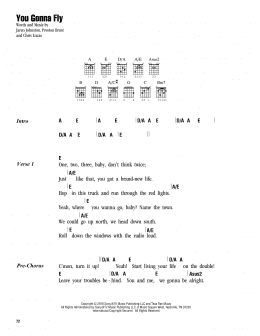 page one of You Gonna Fly (Guitar Chords/Lyrics)