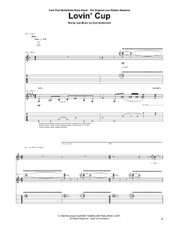 page one of Lovin' Cup (Guitar Tab)