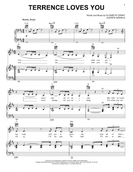 page one of Terrence Loves You (Piano, Vocal & Guitar Chords (Right-Hand Melody))