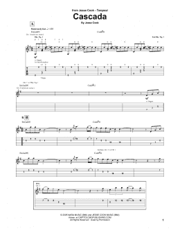 page one of Cascada (Guitar Tab)
