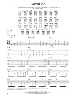 page one of Cavatina (Guitar Lead Sheet)