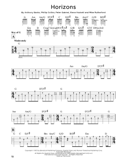 page one of Horizons (Guitar Lead Sheet)