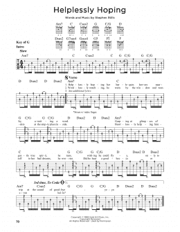 page one of Helplessly Hoping (Guitar Lead Sheet)