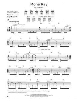 page one of Mona Ray (Guitar Lead Sheet)