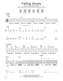 page one of Falling Slowly (from Once) (Guitar Lead Sheet)