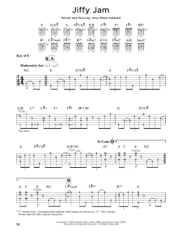 page one of Jiffy Jam (Guitar Lead Sheet)