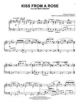 page one of Kiss From A Rose (Piano Solo)