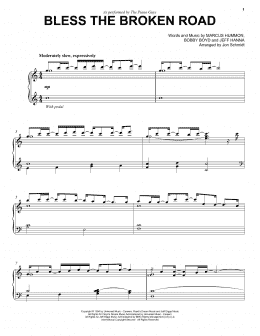 page one of Bless The Broken Road (Cello and Piano)