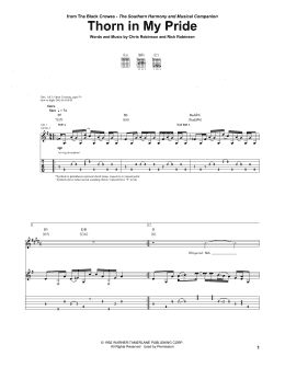 page one of Thorn In My Pride (Guitar Tab)