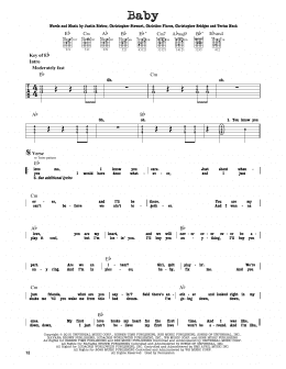 page one of Baby (Guitar Lead Sheet)