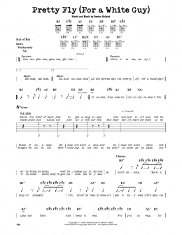 page one of Pretty Fly (For A White Guy) (Guitar Lead Sheet)