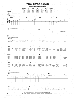 page one of The Freshmen (Guitar Lead Sheet)