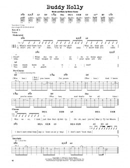 page one of Buddy Holly (Guitar Lead Sheet)