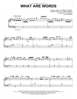 page one of What Are Words (Cello and Piano)