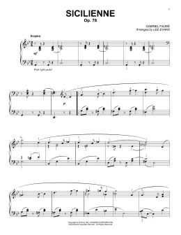 page one of Sicilienne (Piano Solo)