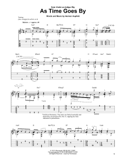 page one of As Time Goes By (Solo Guitar)