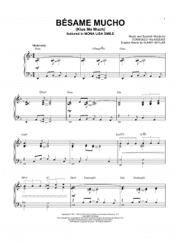 page one of Bésame Mucho (Kiss Me Much) [Jazz version] (arr. Brent Edstrom) (Piano Solo)