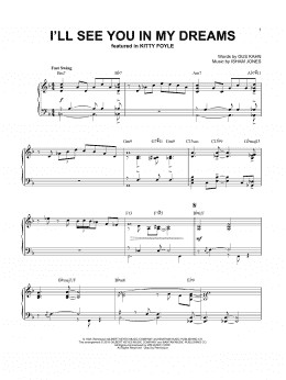 page one of I'll See You In My Dreams [Jazz version] (arr. Brent Edstrom) (Piano Solo)