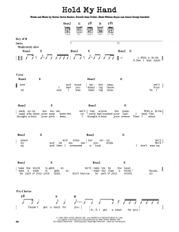 page one of Hold My Hand (Guitar Lead Sheet)