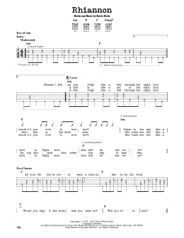 page one of Rhiannon (Guitar Lead Sheet)