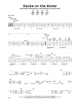 page one of Smoke On The Water (Guitar Lead Sheet)