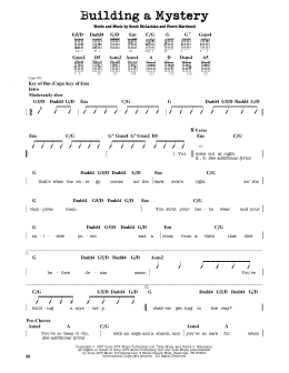 page one of Building A Mystery (Guitar Lead Sheet)