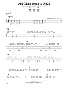 page one of Old Time Rock & Roll (Guitar Lead Sheet)