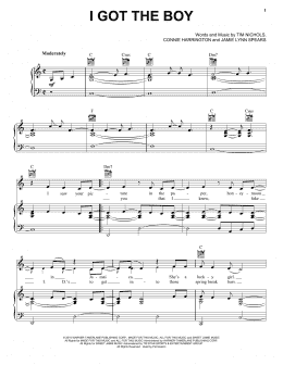 page one of I Got The Boy (Piano, Vocal & Guitar Chords (Right-Hand Melody))