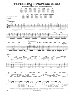page one of Travelling Riverside Blues (Guitar Lead Sheet)