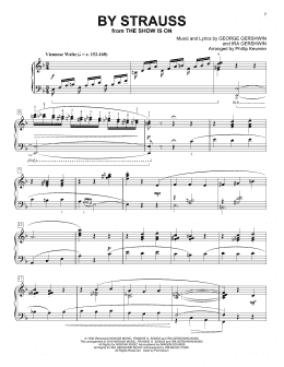 page one of By Strauss (arr. Phillip Keveren) (Piano Solo)