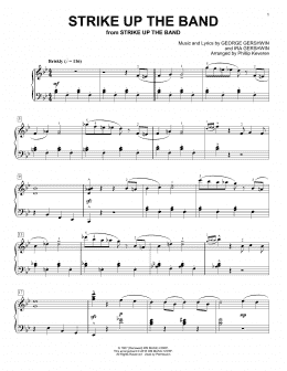 page one of Strike Up The Band (arr. Phillip Keveren) (Piano Solo)