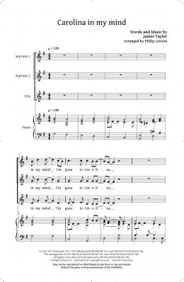 page one of You've Got A Friend: Five James Taylor Classics (SSA Choir)