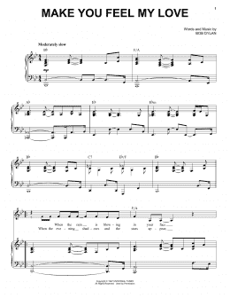 page one of Make You Feel My Love (Piano & Vocal)