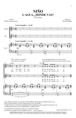 page one of Nino (Boy) (2-Part Choir)