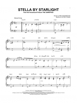 page one of Stella By Starlight [Jazz version] (arr. Brent Edstrom) (Piano Solo)
