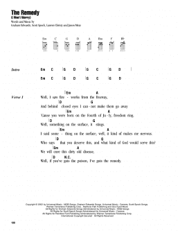 page one of The Remedy (I Won't Worry) (Ukulele Chords/Lyrics)