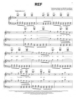page one of Ref (Piano, Vocal & Guitar Chords (Right-Hand Melody))