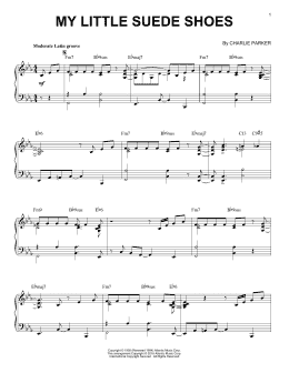 page one of My Little Suede Shoes (arr. Brent Edstrom) (Piano Solo)