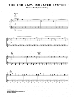 page one of The 2nd Law: Isolated System (Guitar Tab)