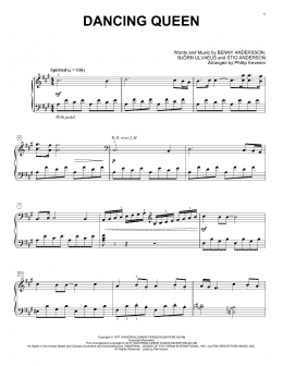 page one of Dancing Queen (arr. Phillip Keveren) (Piano Solo)