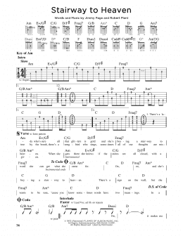page one of Stairway To Heaven (Guitar Lead Sheet)