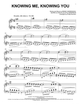 page one of Knowing Me, Knowing You (arr. Phillip Keveren) (Piano Solo)